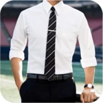 Logo of Men Shirt With Tie Photo Suit Maker android Application 